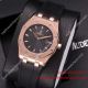 2017 Fake Audemars Piguet Lady Royal Oak 32mm Rose Gold Blue Rubber Band (2)_th.jpg